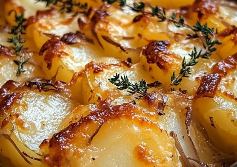 French Onion Potato Bake