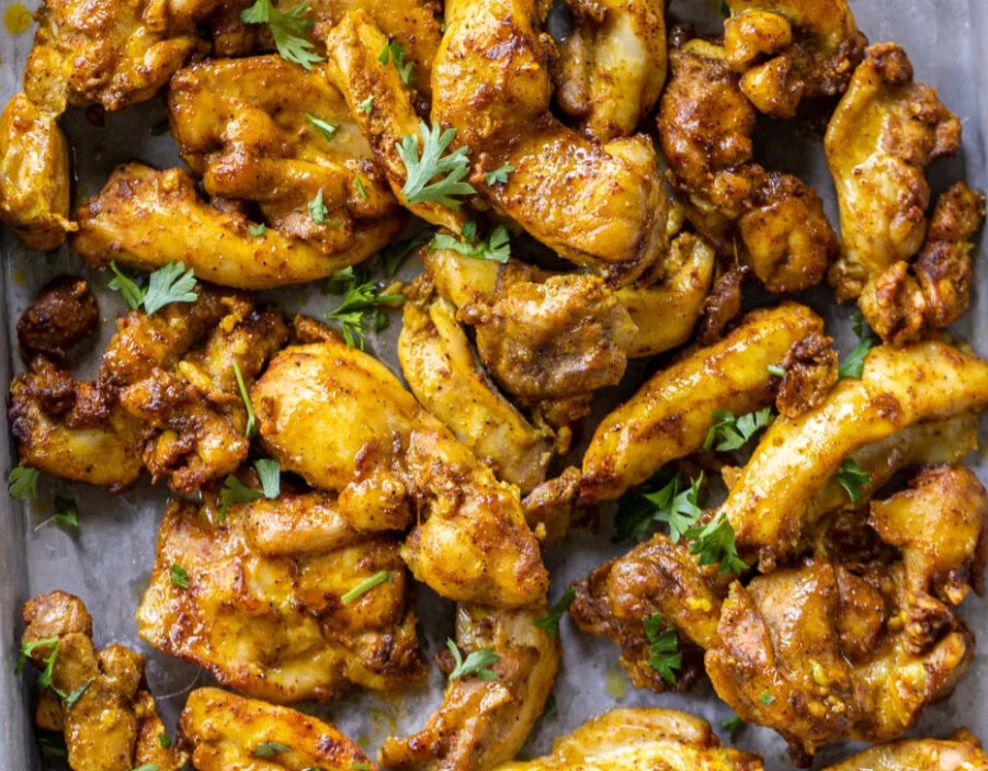 Sheet Pan Chicken Shawarma