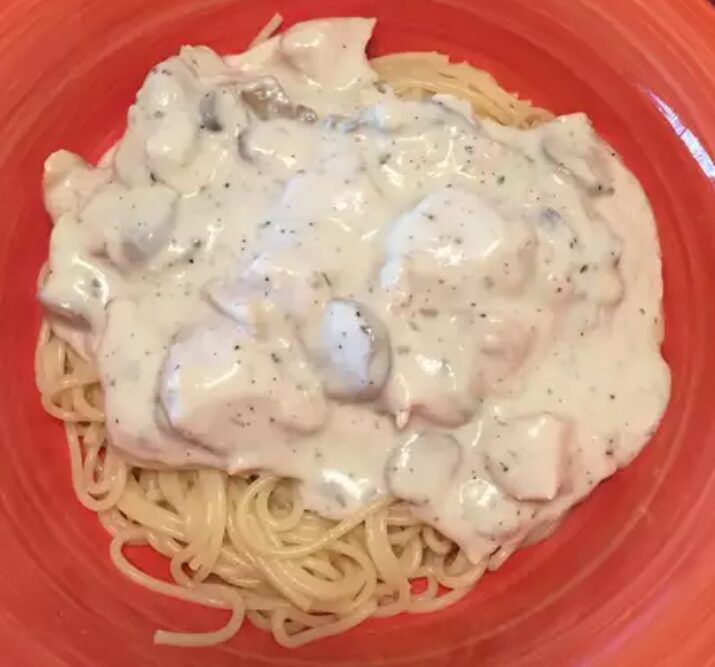 Crockpot Italian Chicken Alfredo
