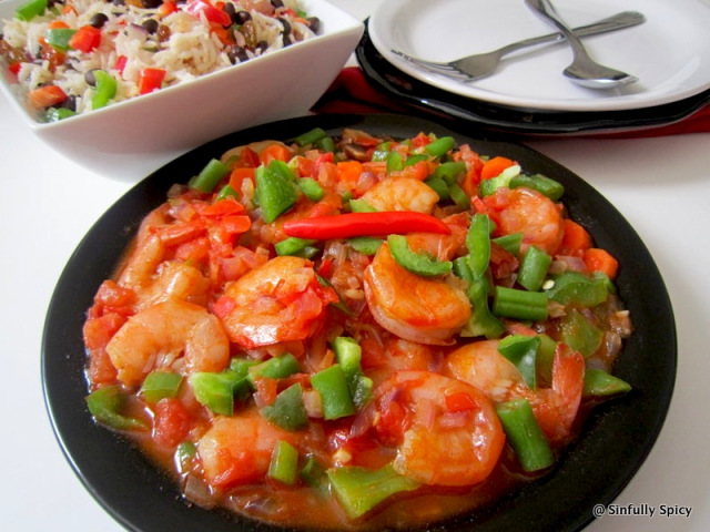 Spicy Shrimp and Vegetables