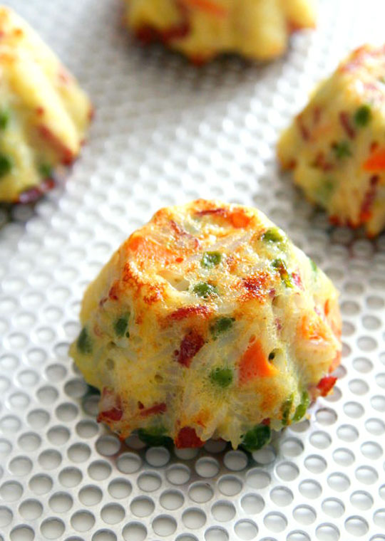 Rice & Vegetable Cakes