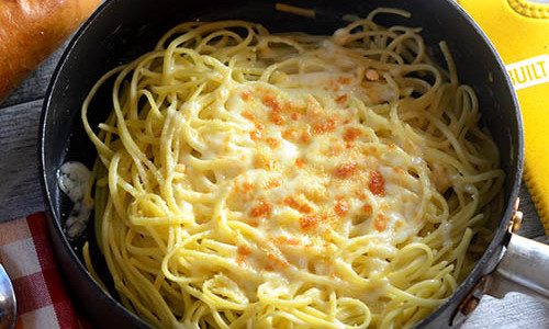 Garlic Cheese Spaghetti
