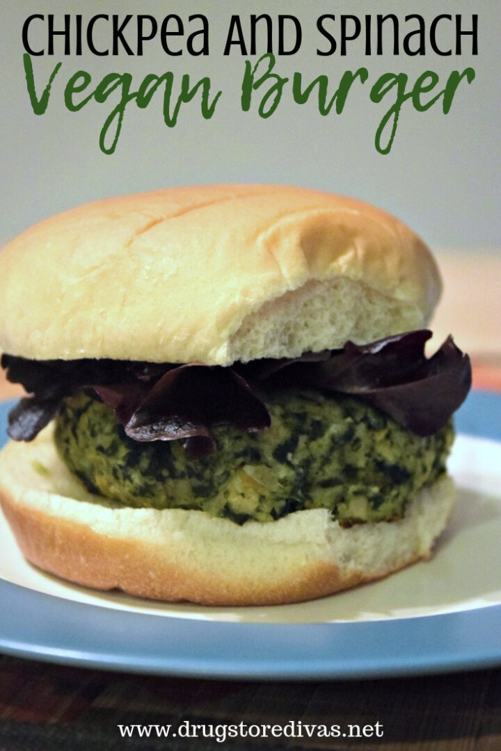 Chickpea And Spinach Vegan Burger