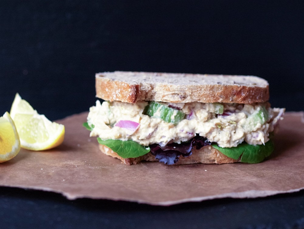 Chickpea Of The Sea Tuna Salad Sandwich