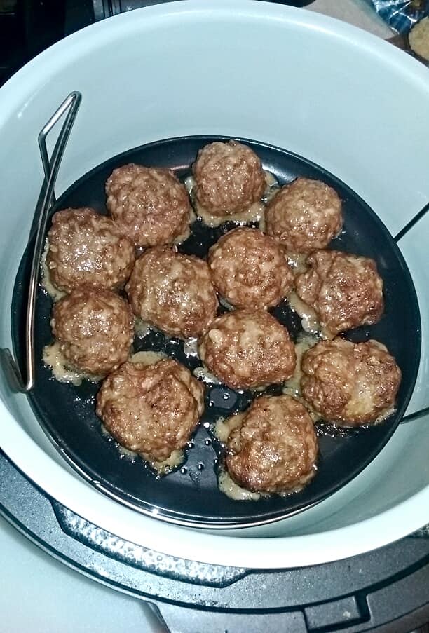 Air Fryer BBQ Meatballs